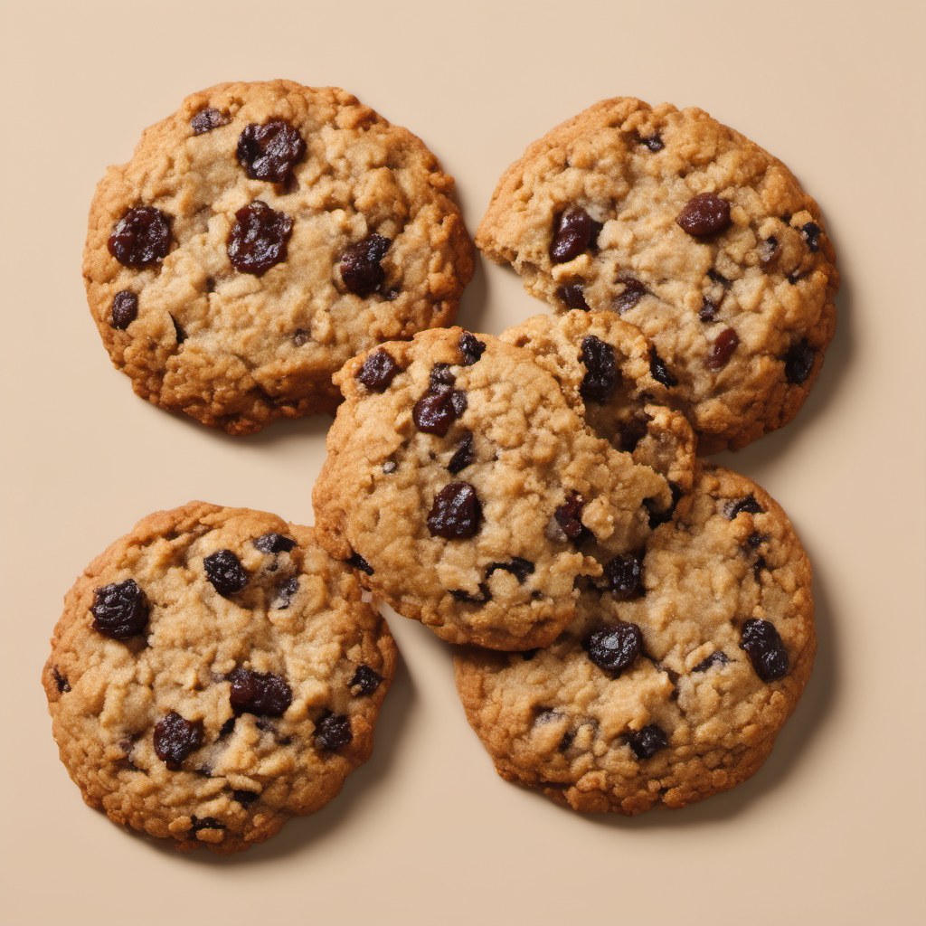 Havermout en Rozijnen koekjes